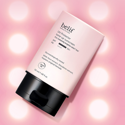 빛나는 피부를 위한 완벽한 선택, 빌리프 UV 프로텍터 톤업 선스크린