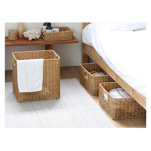 生活用品 收納 整理 用品 籐編 籃子 rattan BASKET  藤簍