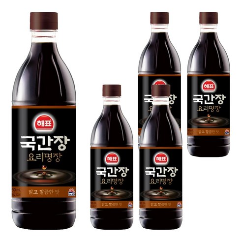 [해표] 국간장, 930ml, 5개