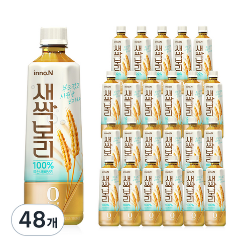 innoN 10일의 발아차 새싹보리, 500ml, 48개