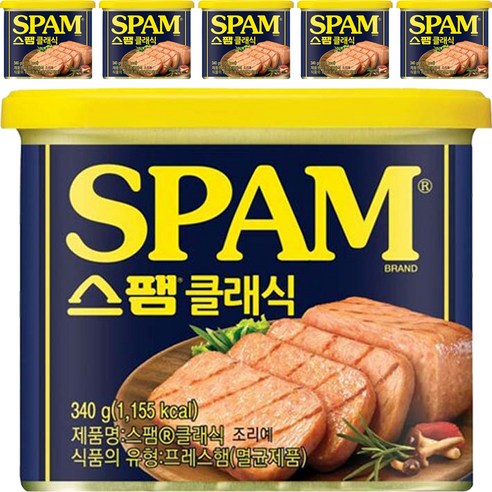 스팸 클래식, 340g, 6개