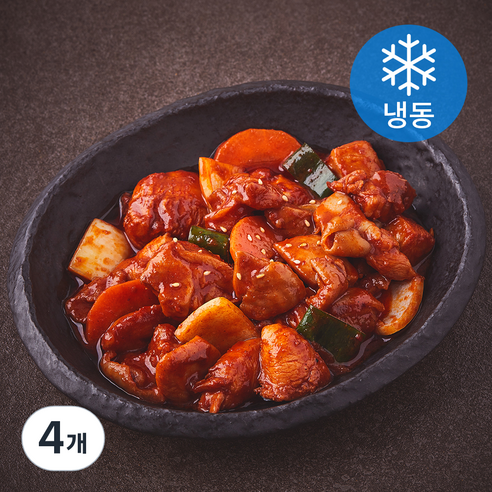 집콕집국 춘천식 닭갈비 (냉동), 350g, 4개