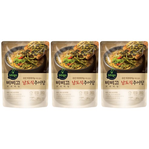 비비고 남도식 추어탕, 460g, 3개
