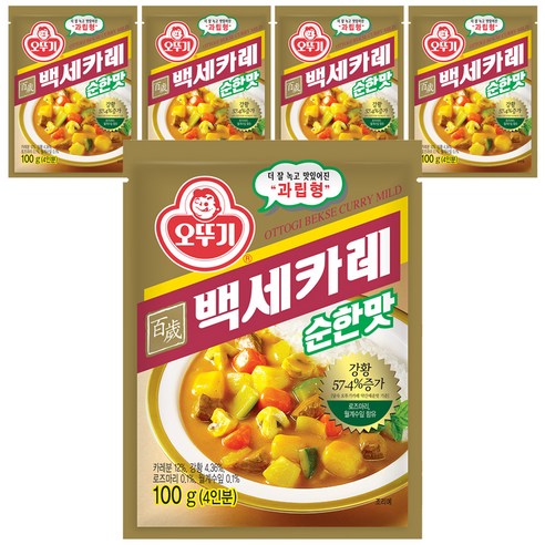 오뚜기 백세카레 순한맛 1kg, 7개