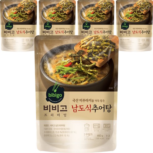 비비고 남도식 추어탕, 460g, 5개