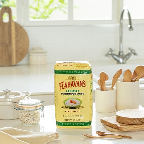 아침을 깨우는 부드러운 에너지, 플라하반 아이리쉬 포리지 오트밀