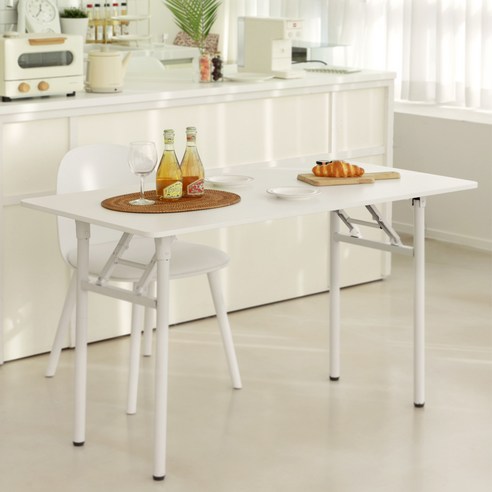 공간을 디자인하는 실용적인 선택, 코멧 철제 접이식 스틸 테이블 1200