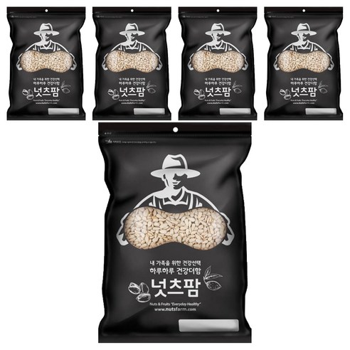 넛츠팜 해바라기씨, 800g, 5개