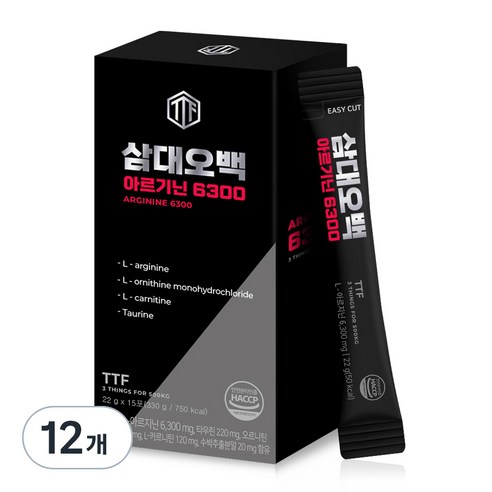 삼대오백 아르기닌 6300 15p, 330g, 12개