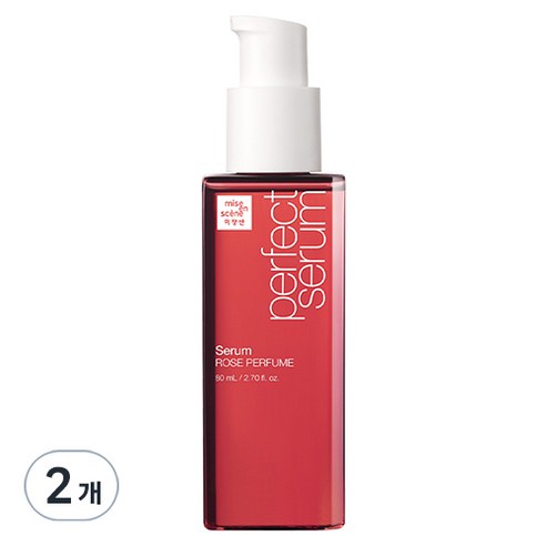 미쟝센 퍼펙트 로즈퍼퓸 헤어세럼, 80ml, 2개