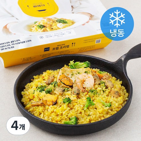 프렙 그랑씨엘 해산물 빠에야 (냉동), 4개, 376g