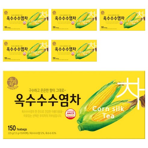 우리차 옥수수수염차, 1.5g, 150개입, 6개