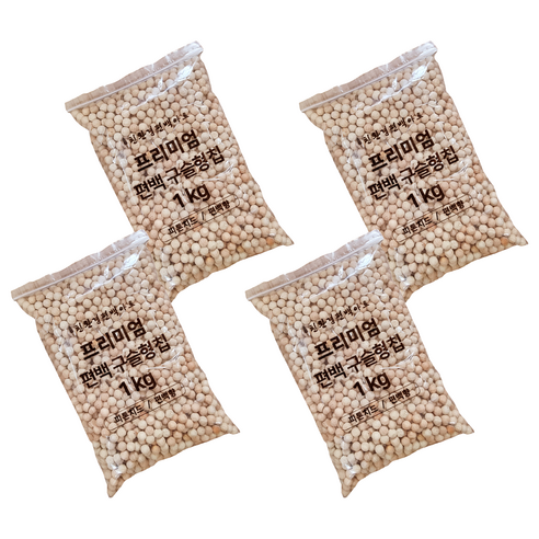 편백아트 프리미엄 편백 구슬형 칩, 4개, 1kg