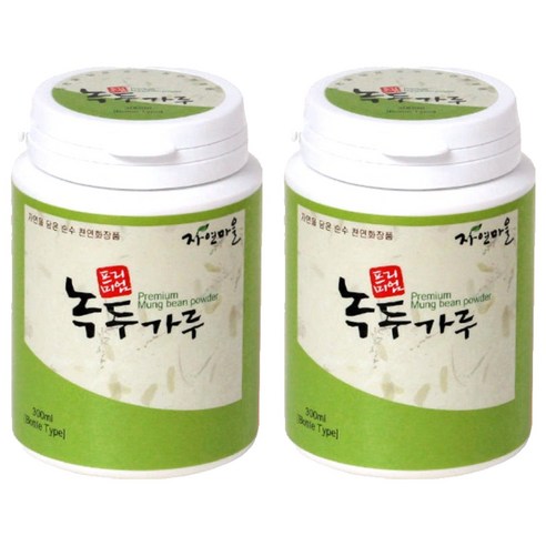 자연마을 프리미엄 녹두가루, 180g, 2개