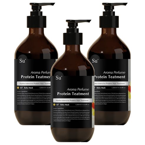 수오가닉 베이비머스크 트리트먼트, 1000ml, 3개