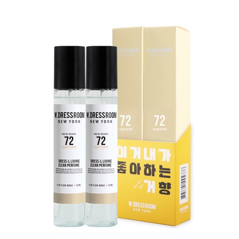 더블유드레스룸 드레스 리빙 클리어 퍼퓸 S2 150ml, No 72 슈가베리, 2개
