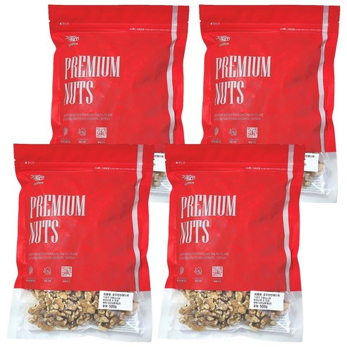 다다모마켓 호두 반반태, 500g, 4개