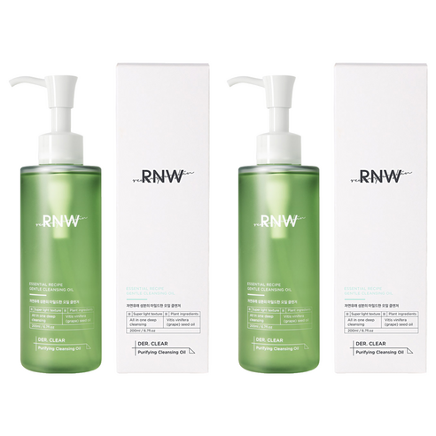 알엔더블유 퓨리파잉 포도씨 딥 클렌징 오일, 200ml, 2개