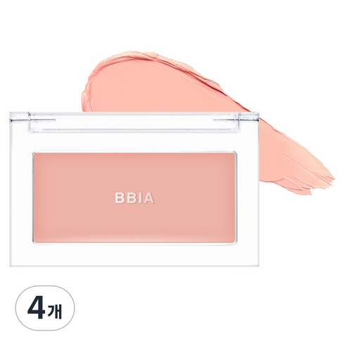 삐아 레디 투 웨어 다우니 치크 블러셔 3.5g, 11 다우니 페탈, 4개