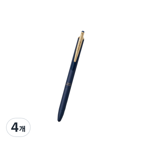 사라사 그랜드 빈티지 볼펜 0.5mm, 다크블루, 4개