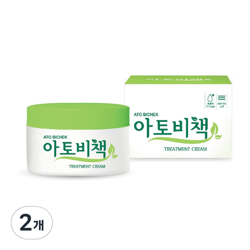 아토비책 트리트먼트 크림, 30g, 2개