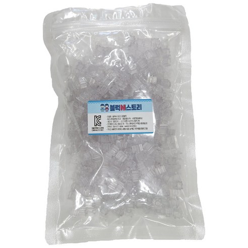 블럭N스토리 디폼블럭 리필 10mm 450p, 투명, 1개