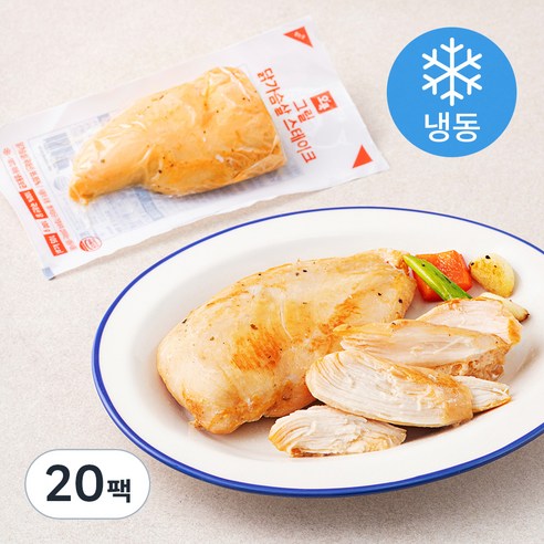 오쿡 그릴 닭가슴살 스테이크 (냉동), 100g, 20팩