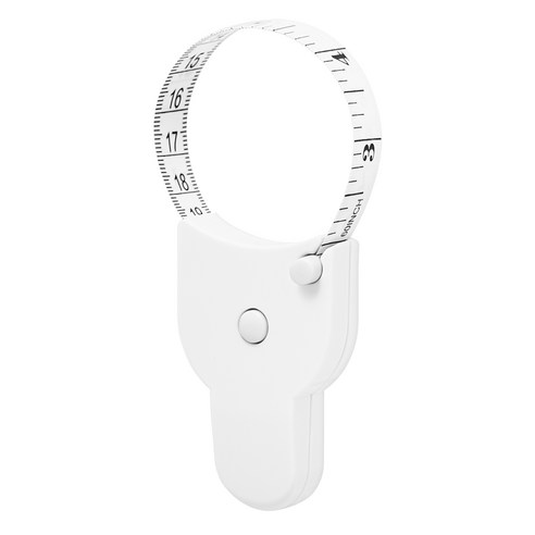   Internal tightening tape measure for waist fitting automatic tightening white, 1 piece, 150 cm