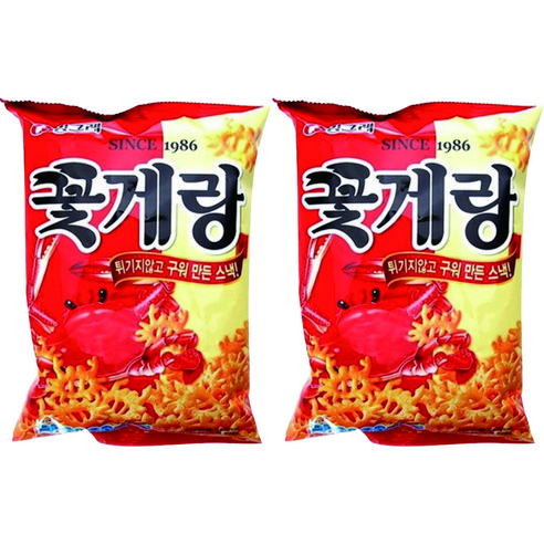 빙그레_꽃게랑, 70g, 2개