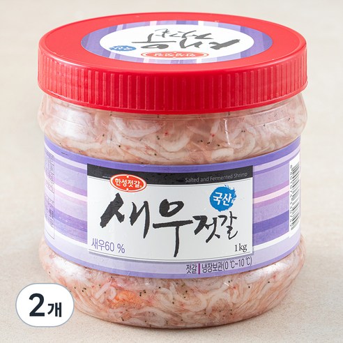 한성기업 새우젓갈, 1kg, 2개