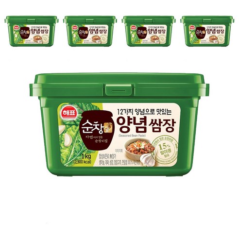 순창궁 12가지 양념으로 맛있는 양념쌈장, 1kg, 5개