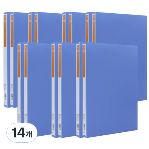 드림 PP 레버화일 A4 2p, 파랑, 14개
