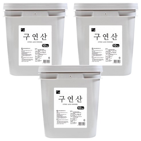 순담 구연산, 10kg, 3개