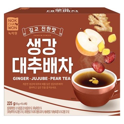 녹차원 생강대추배차, 15g, 15개입, 1개