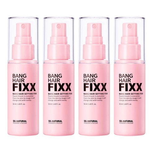 쏘내추럴 뱅 헤어 세팅 픽서, 4개, 50ml