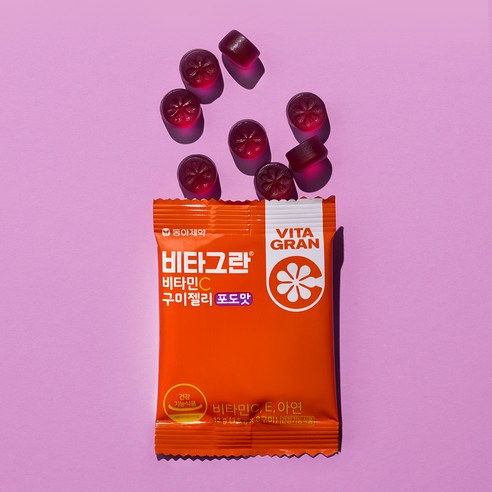 건강과 맛을 동시에 만끽! 비타그란 비타민C 구미젤리