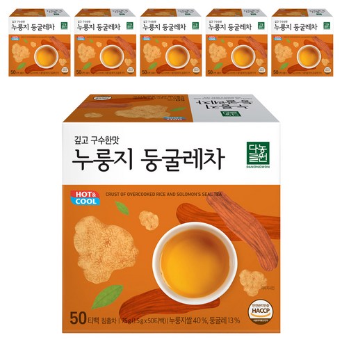 다농원 누룽지 둥굴레차, 1.5g, 50개입, 6개