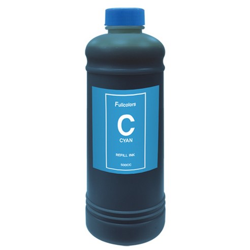 풀컬러즈 캐논 전기종 호환 리필잉크 500ml, 파랑, 1개