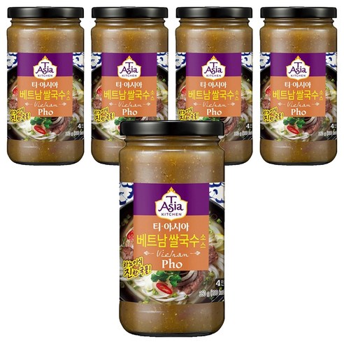 티아시아키친 베트남 쌀국수 소스, 350g, 5개