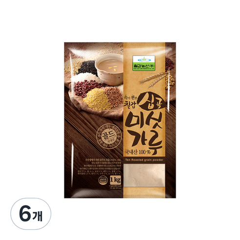 칠갑농산 십곡 미싯가루, 1kg, 6개