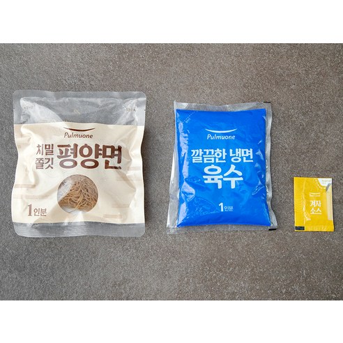 풀무원의 바른 먹거리 철학에 따라 제조된 시원하고 맛있는 냉면