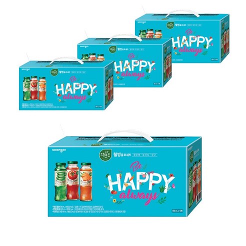 자연은 웰빙음료 선물세트, 180ml, 48개