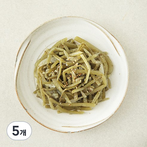 집반찬연구소 들깨 고구마 줄기 볶음, 80g, 5개