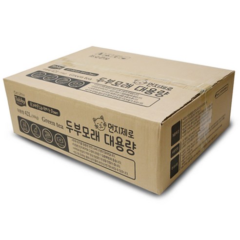 태비탑퍼 먼지제로 두부 고양이모래 대용량 녹차향, 16kg, 1개