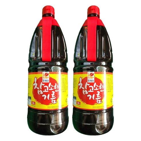 뚜레반 참고소한 기름, 2개, 1.8L