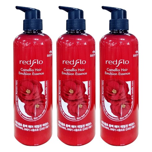 레드플로 동백 헤어 에멀젼 에센스, 500ml, 3개