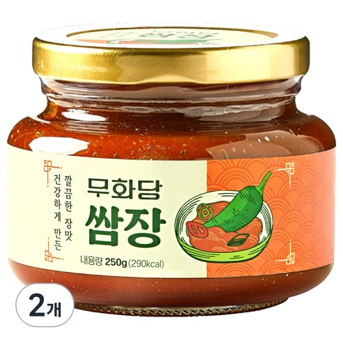 무화당 알룰로스 쌈장, 2개, 250g
