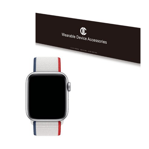 디씨네트워크 국기 스포츠 루프 스트랩 38 40 41mm, 영국