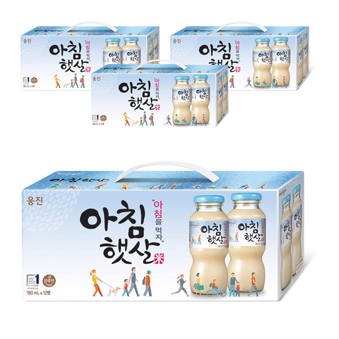 아침햇살 음료, 180ml, 48개