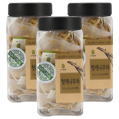 자연애 헛개나무차, 1g, 20개입, 3개
